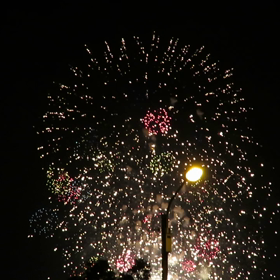 淀川花火の動画の画像