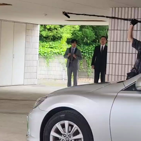 第１話メイキング：樋口警部と菊池刑事のシーンの画像