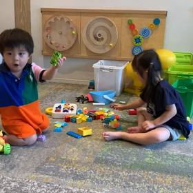 マンションのプレイルーム！の画像