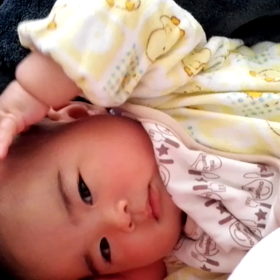 ＊4m13d 初めてうんちの出なかった日＊の画像