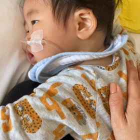 今朝の様子の画像