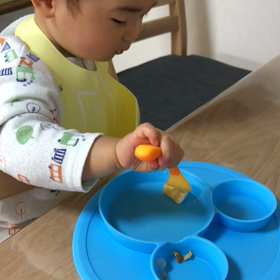 フォークでバナナといちご*の画像