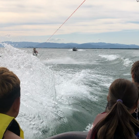 琵琶湖快晴。の画像