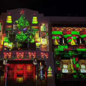 ユニバ、NO LIMIT! クリスマス　「スペクタクル・オブ・ライツ」（動画）。の画像