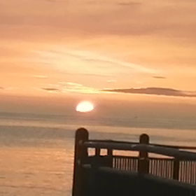 興玉神社からの日の出続きの画像