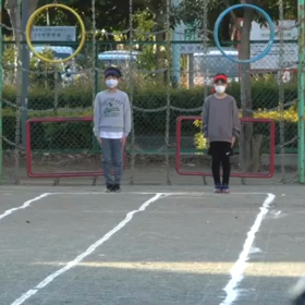 Aグループ(50m走)ゴール付近⑨の画像