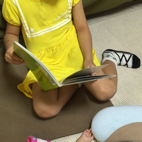 今日の読み聞かせの画像