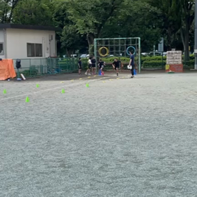 100m記録会(６年生 スタート付近)⑫の画像