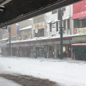 極寒の弘前（；＿；）の画像