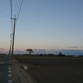 360度の夕日の画像