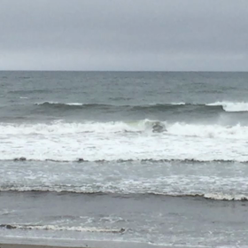 6月21日千葉北、東浪見の朝の波の画像