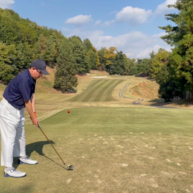 京都ゴルフ倶楽部舟山コース1番ホールの画像
