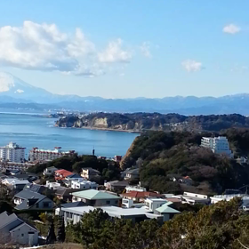 逗子披露山公園からの富士山の画像