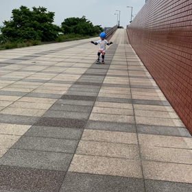 頑張る5歳児の画像