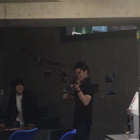 職員室からの風景の画像