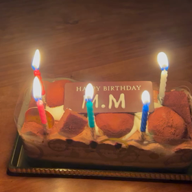 誕生日に生歌でお祝いしてもらいましたの画像