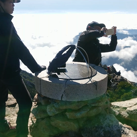 常念岳の大展望の画像