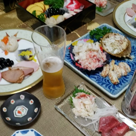 我が家でおせち料理を仲間と…♡♪の画像