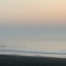 8月18日千葉北、東浪見の朝の波の画像