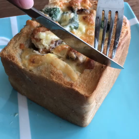 天然酵母パンを、使って作ってみた！！の画像