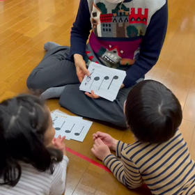 音符カードゲームの画像