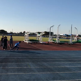 越谷カップ100m男子アップ⑨の画像