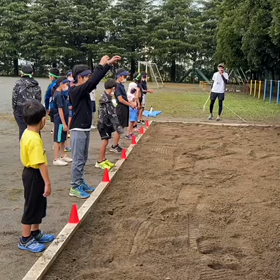 10月8日 立ち幅跳び②の画像