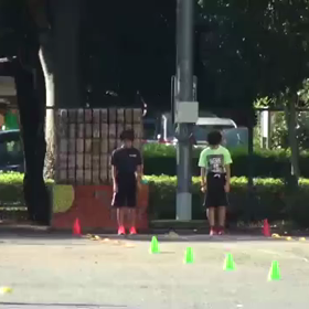 選考会男子 ゴール付近④の画像