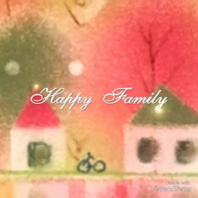 パステルアートtakako    湖に映る紅葉の画像