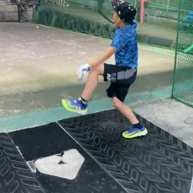 バッティングセンターの画像