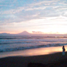 遠回りした帰り道の画像