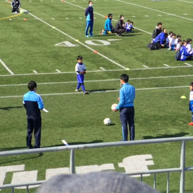 サッカー大会のビデオの画像