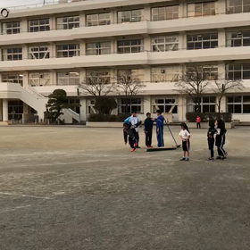 藤﨑怜くんの跳躍の画像