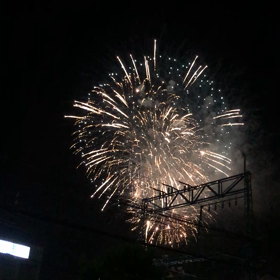 6日の大和郡山市の花火の画像