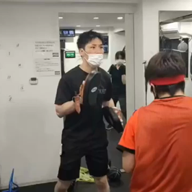 ミット打ち動画♪の画像