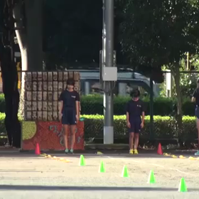 選考会女子 ゴール付近③の画像