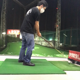 2021今日の練習55(膝が割れているのを修正したら…)の画像