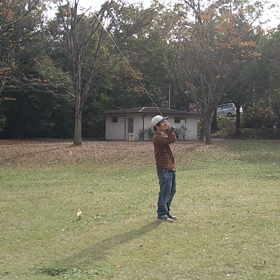 今日もキャスティング練習の画像