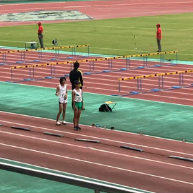 藤﨑怜くん 男子走り幅跳び優勝(二冠達成)の画像