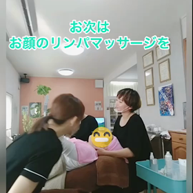 メンバーさんにマッサージ。肩のリンパver.の画像