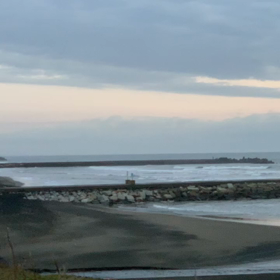 11月4日千葉北、東浪見の朝の波の画像