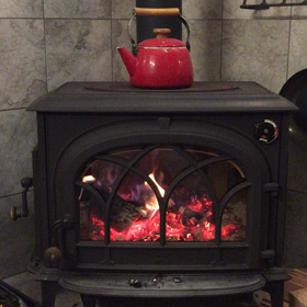 うちの、薪ストーブの動画です(^^)の画像