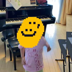 4歳Tちゃん楽しくレッスン♪（身体活動）の画像