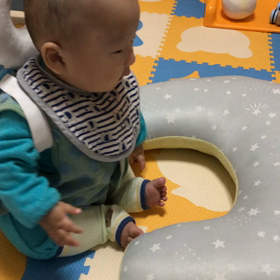 授乳まくらにダイブ♪♪の画像