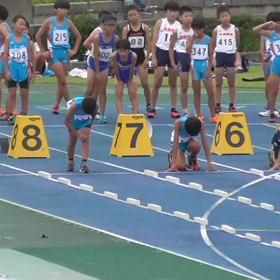 男子100ｍビデオ動画⑩の画像