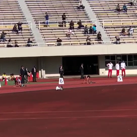 チャレンジカップ男子リレー２組目 １位の画像