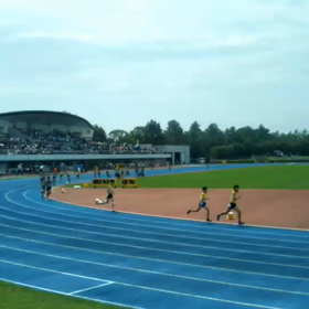 男子1000ｍ１組目 中盤の画像