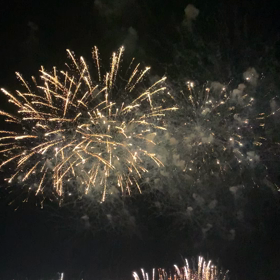 花火が観られてよかった。の画像