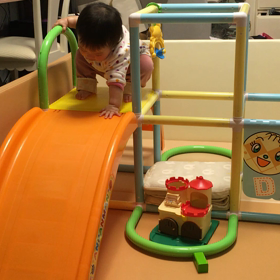 初滑り台！の画像