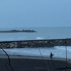 3月5日千葉北、東浪見の朝の波の画像